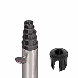 Doppler Reduzierringe Universal 5er Set I Reduziereinsätze mit Innendurchmesser 5,2/4,8/3,8/3,2/2,5 cm I Sonnenschirm Adapter für alle Sonnenschirmständer, Schirmsockel & Bodenhülsen