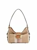 GUESS Schultertasche Camden Mini Shoulder Bag Cognac Multi braun