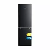 Comfee' RCB169DK3 Kühlschrank mit Gefrierfach 150cm Höhe/Kühl-/Gefrierkombination/Low Frost/174L/leise Kühlgefrierkombi 38dB/Einstellbare Kühlschranktemperatur/LED-Licht/156 kWh/Jahr/Schwarz