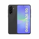 Samsung Galaxy A36 5G AI Smartphone ohne Vertrag, Simlockfreies AI Handy mit Android, 6 GB RAM, 128 GB Speicher, 50-MP-Kamera, Awesome Black, 2,5 Jahre Herstellergarantie [Exklusiv auf Amazon]