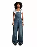 G-STAR Straight Leg Dungaree, Size L, Color Blue