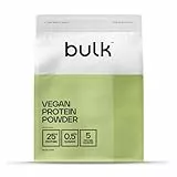 Bulk Vegan Protein Powder, Pflanzlicher Protein-Shake, Vanilla, 1 kg, New & Improved Formula