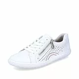 Rieker Damen Low-Top Sneaker 52824, Frauen Halbschuhe,Sportschuhe,Freizeitschuhe,Turnschuhe,Laufschuhe,straßenschuhe,Weiss (80),39 EU / 6 UK