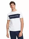 Tommy Hilfiger Shirt Herren, weiß - marine, L