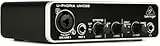 Behringer UMC22 Audiophiles 2x2 USB Audio Interface mit Midas Mic Vorverstärker