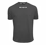 Givova Herren Hemd Eins T-shirts, Grau, 4XL EU