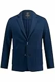 JP 1880 Herren Sweat Jacket New York, Flexnamic, Mix-and-Match, Up to 8 XL Business-Anzug Jacke, Dunkles Mattes Blau, 7XL