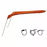 Alomejor Kajak-Sonnenschutz-Überdachung, Wasserdichtes Oxford-Gewebe, Faltbare Sonnenschutz-Markise für Boot, Kanu(Orange)