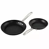Le Creuset Pro-Kochgeschirr-Set, gehärtet, antihaftbeschichtet, 2 Stück (20,3 cm und 25,4 cm Bratpfanne)