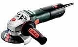 metabo Winkelschleifer W 11-125 Quick - 1100 W, Ø 125mm, 11.000 U/min, 3,2 Nm Drehmoment - Kompakt & kraftvoll, mit Schnellspannmutter, ideal für Trennen, Schleifen & Metallbearbeitung - Inkl. Zubehör
