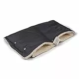 GRÜNSPECHT Kinderwagen-Muff, Handwärmer aus 100% Bio-Baumwolle, wasserdicht, universell passend mit Druckknöpfen (382-V2)