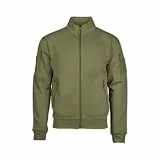 Mil-Tec Tactical Sweatjacke mit Kapuze • Warme Fleece-Jacke mit Oberarmtaschen & Patch-Flächen • Sportliche Einsatzjacke mit Media-Ausgang • Security & Outdoor Sweatshirt mit Reißverschluss
