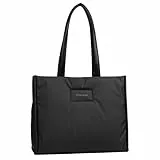 TOM TAILOR Patti Damen Shopper Umhängetasche Reißverschluss Groß Schwarz