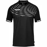 Kempa Herren Kempa Wave 26 Shirt Herren Jungen Sportshirt kurzarm T Shirt Funktionsshirt Handball Gym Fitness Tri, Schwarz/Anthra, M EU