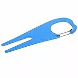 WHAMVOX Portable Golf Divot Repair Tool Kompakte Pitchgabel Mit Ballmarker Hochwertiges Zubehör Für Golfplätze Für Pflege Von Rasenflächen Geschenkidee Für Golfer Und Väter