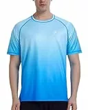 Roadbox Herren Rash Guard Kurzarm, UPF 50+ UV Schutz Schwimm Shirt, Leicht Schnorchel Schnelltrocknend Wassersport Bade Tops