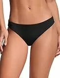 CRZ YOGA Damen Bikinihose Swim Beach Sports Bikini Bottom Sexy Badehose Schwarz 38