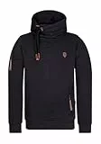 Naketano Herren Kapuzenpullover Pimp Hoodie-Large-Black