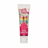 FunCakes Food Colour Gel Rosa: Hochkonzentrierte Lebensmittelfarbe für Teig, Creme, Fondant, Marzipan. Einfache Dosierung. Einzelne Tropfen, um lebendige Farben zu erzeugen. Halal. 30 g.