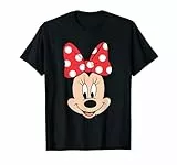 Disney Minnie Mouse Polka Dot Bow Big Face T-Shirt