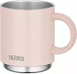 Thermos JDS-351 BEP Vakuumisolierter Becher, 350 ml, Beige/Rosa