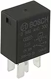 Bosch 0986AH0300 Mini-Relais 12V 20A, IP5K4, Betriebstemperatur von -40° bis 85°, Schließer-Relais, 4 Pins