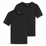Uncover by Schiesser - Unterhemd/Shirt Kurzarm - 2er Pack (S Schwarz)