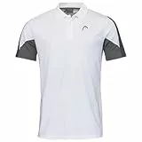 HEAD CLUB 22 Tech Polo Shirt Men, weiß/navy, S