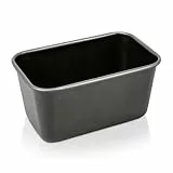 Zyliss Brotbackform 20 cm, Antihaftbeschichtung, Robuste Kohlenstoffstahl, 5 Jahre Garantie, Brot Backen Zubehör, Kleine Kastenform, Brotform, 19x12x9 cm, Grau