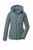 killtec Damen Steppjacke mit abzippbarer Kapuze/Funktionsjacke ist wasserabweisend KOW 10 WMN QLTD JCKT, blaugrau, 38, 41807-000