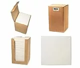 Alvotex Airlaid Cocktailservietten 20x20cm 100/1 - WHITE (000)