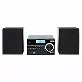 MEDION P64935 Micro Audio System Kompaktanlage (DAB+, PLL UKW Radio, Bluetooth, USB Anschluss, AUX, 2x50 W)