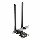Mercusys TP-Link MA30E PCIe-Adapter Dual Band WLAN AC1200Mbps, Bluetooth 5.0, Zwei Hochleistungsantennen, MU-MIMO, WPA3, Windows 11/10