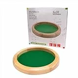 GICO Würfelteller/Würfelbrett rund und groß aus Holz Durchmesser 29 cm H 3,5 cm 7955
