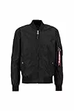Alpha Industries Herren Jacke Ma-1 TT, Schwarz (Black 03), X-Large