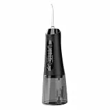 Munddusche Kabellos Elektrischer Zahnreiniger, 4 Modi & 5 Düsen Water Flosser, 320ML Wassertank IPX7 Wasserdicht