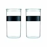 Bodum PRESSO, Set aus 2 Vorratsgläsern, Kunststoff, 2 l