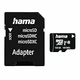 Hama microSD | microSDHC | microSDXC Karte 128GB 100MB/s Übertragungsgeschwindigkeit Class 10 microSD Speicherkarte im Mini-Format Mini SD z. B. für Android Handy, Smartphone, Tablet, Nintendo UHS-I