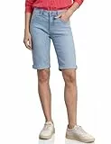 Street One Slim Leg Bermuda mit Turn-Up-Detail