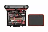 GEDORE red Werkzeugkoffer, Set 138-teilig, gefüllt, Werkzeug für Hand- und Heimwerker, im Aluminiumkoffer, R46007138