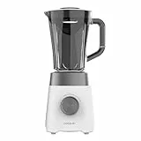 Cecotec Standmixer Power Black Titanium 1300MAX W. 1300 W Maximale Leistung, 20000 U/min, 4 Hochwertige Titan-Klingen, Großer 1,5 L Krug, 2 Geschwindigkeiten, Pulse-Funktion und Eiszerkleinerung