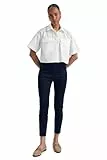 DeFacto Damen Lose Gerade Geschnitten Palazzo Hose Hohe Taille Hose mit Taschen Valentina-Cigarette