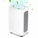 SWANEW Luftentfeuchter 26L in 24h Entfeuchtungsleistung,Raumgröße ca. 20-30 m² mit LED-Anzeige, Ultra Leiser, Wäschetrocknung, Timer, Gegen Feuchtigkeit, Schimmel, Luftfilterung