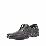 Rieker B0812 Herren Derby Schnürhalbschuhe, Schwarz (Nero 00), 47 EU, Extra weit