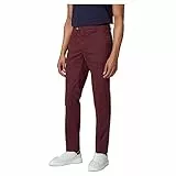 Hackett London Herren C Chino Kensington Hose, Red (Maroon), 32W/30L