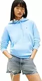 Tommy Jeans Damen Tjw Reg S Flag Hoodie Dw0Dw19958 Pullover Hoodie, Blau (Light Powdery Blue), M