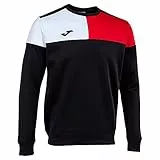 Joma Sweatshirt Mann Crew V schwarz rot Weiss