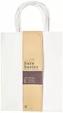 Docrafts Bare Basics große Geschenktasche, weiß, 5 Stück