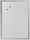 Herlitz 10524627 Whiteboard und Magnettafel (silbernen Holzrahmen, 40 x 60cm) weiß (Whiteboard 40x60cm, Farbe, 1)