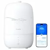 GoveeLife Smart Luftbefeuchter Schlafzimmer, 3L Top-Fill Air Ultraschall Humidifier mit Aroma Diffusor & Nachlicht bis zu 25H, 24dB Leise Klein Raumluftbefeuchter Pflanzen, Baby, Kinderzimmer, Growbox